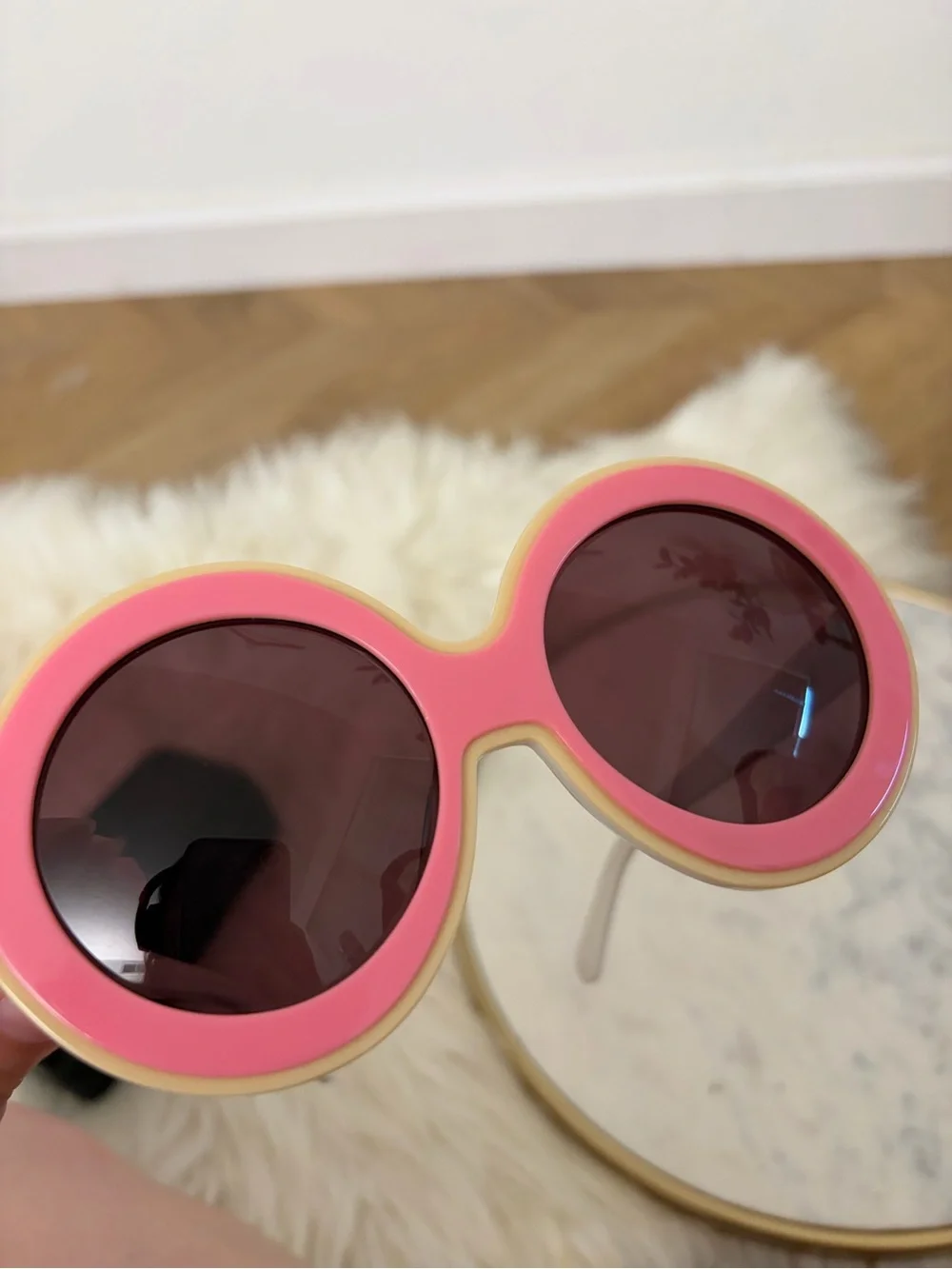 Karen Walker Pink Iris Sunglasses